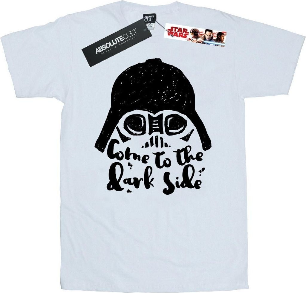 Star Wars - "Come To The Dark Side" T-Shirt für Herren BI46189 (M) (Weiß)