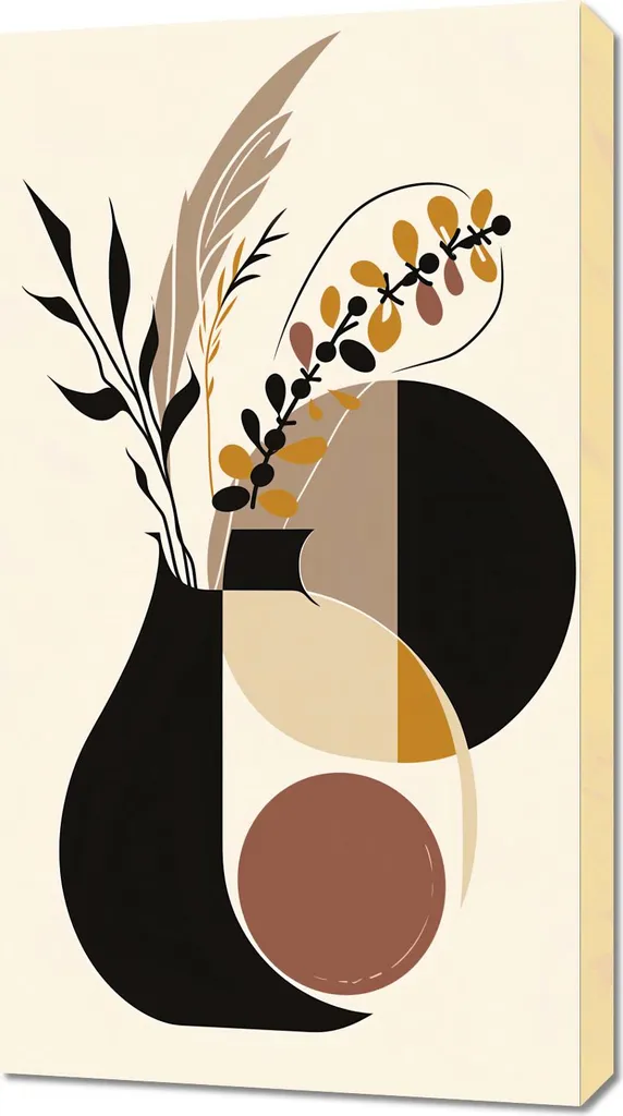 Tableau Couleur dans le jardin 50 x 90 cm - Toile décorative murale