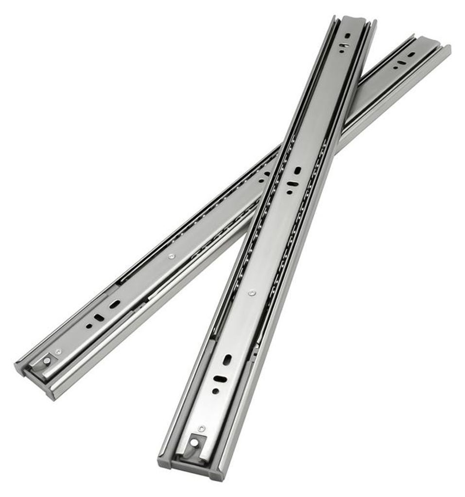 Ikodm Schubladenauszüge 45 mm mit Vollauszug und Soft-Close, 45 kg Schubladenschienen, seitliche Montage, 650 mm, 3 Paar