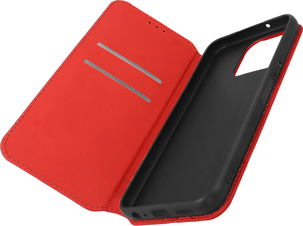 Cover Rosso Honor 70 Lite X8 5G X6 - Custodia Ecopelle Classic Edition