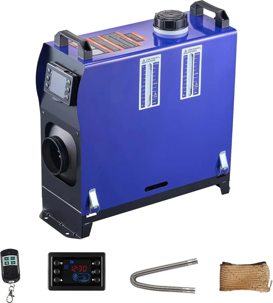 Chauffe-air diesel pour camping-car et fourgon aménagement vertical