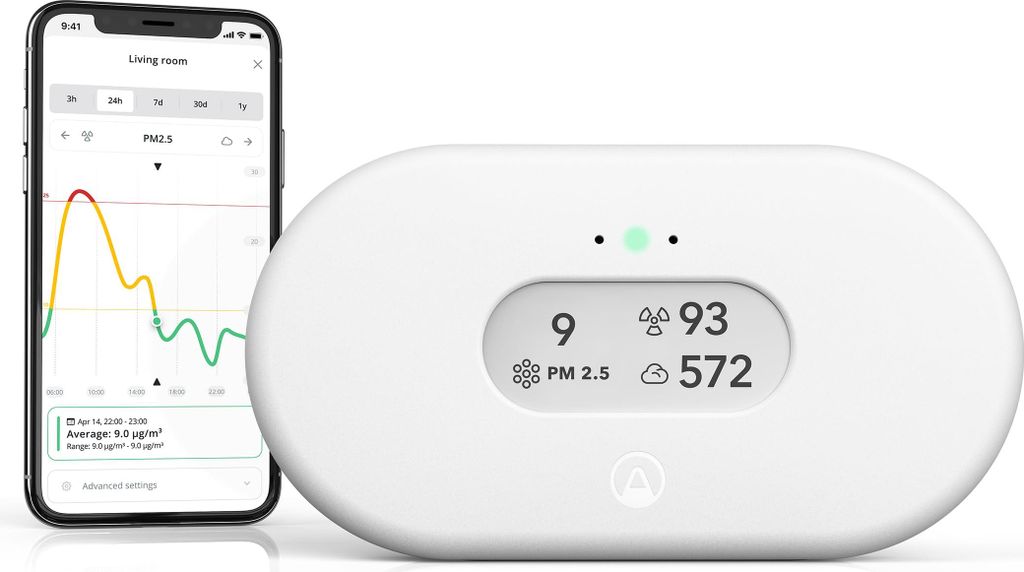 Airthings View Plus Smart Home Multisensor Kabelgebunden Produktbild 