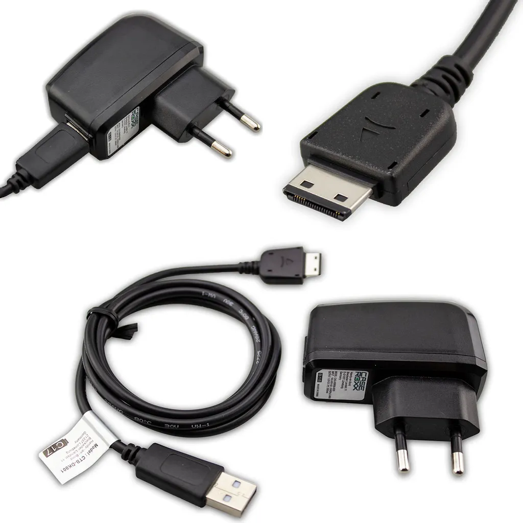 Cavo ricarica Samsung GT-E1230 Nero - Ricambio 18-pin Alta Qualità - 5