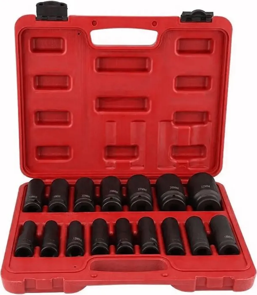 Douilles à chocs pour clé pneumatique Kraft&Dele 10-32 mm 1/2 po