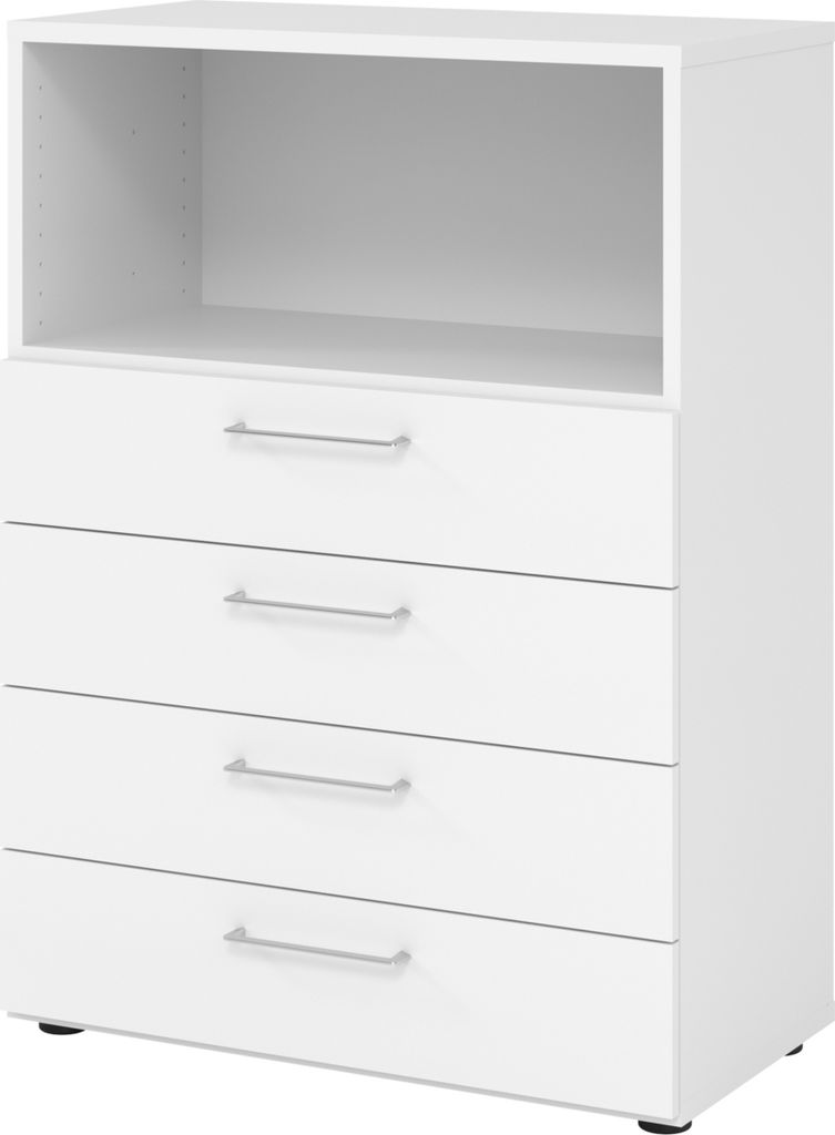 Hammerbacher Regal 3OH 4Schübe ws/ws 4032062309063