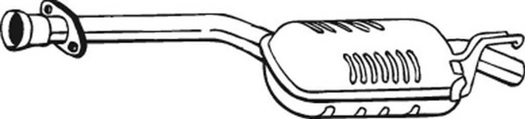 Bosal Mittelschalldämpfer 175-135