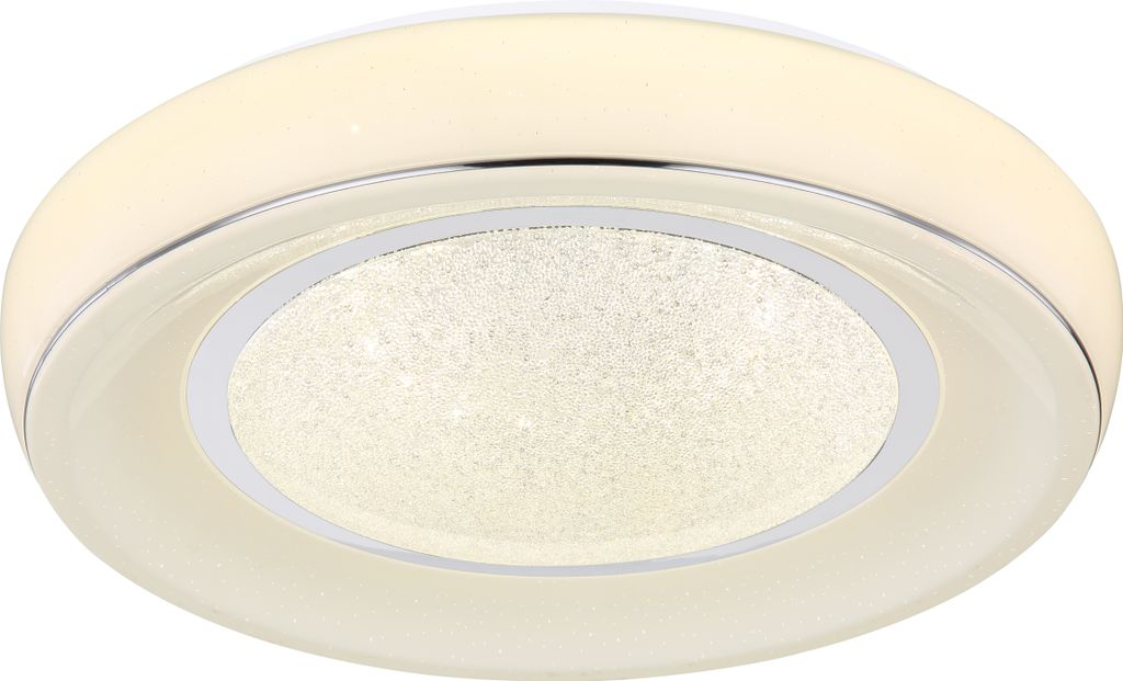 Globo Lighting Deckenleuchte Metall weiß, LED Produktbild 