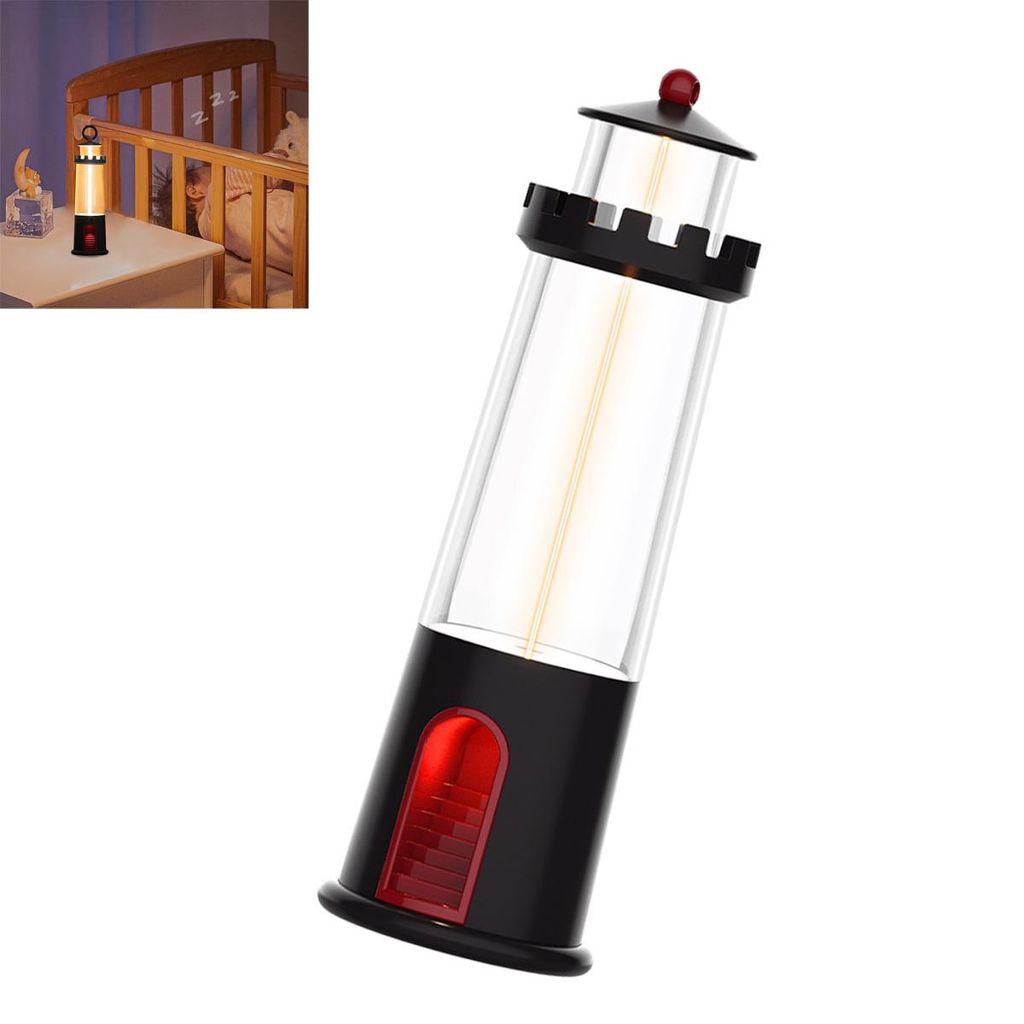 Camping Laterne,Leuchtturmlampe,mit Magnetfuß & Aufhängehaken,Wiederaufladbare LED Zeltlampe USB-C, warmes Licht 2200K, tragbar für Outdoor & No...