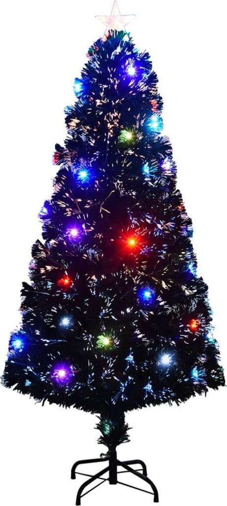 vidaXL Predsvietený vianočný stromček so stojanom a LED 150 Obrázok produktu 