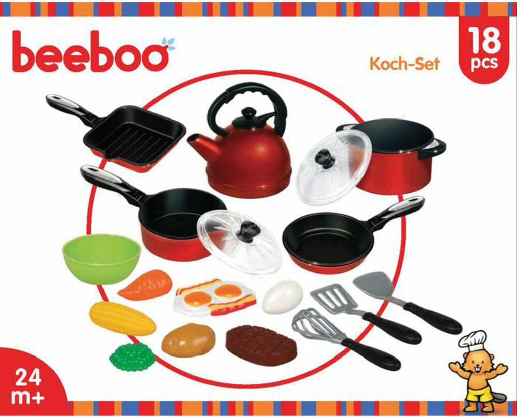 Beeboo Kitchen Kochtopfset, 18-teilig Produktbild 