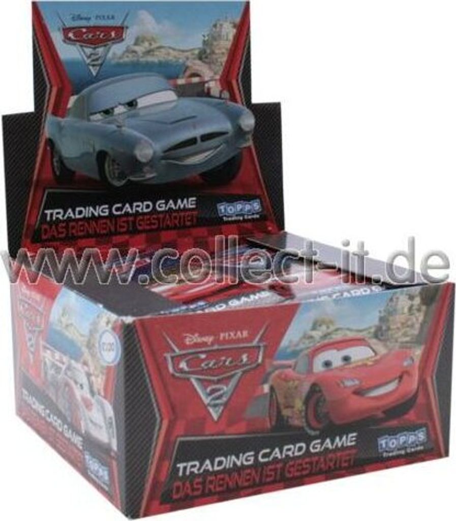 Cars 2 Trading Card Game - 1 Display