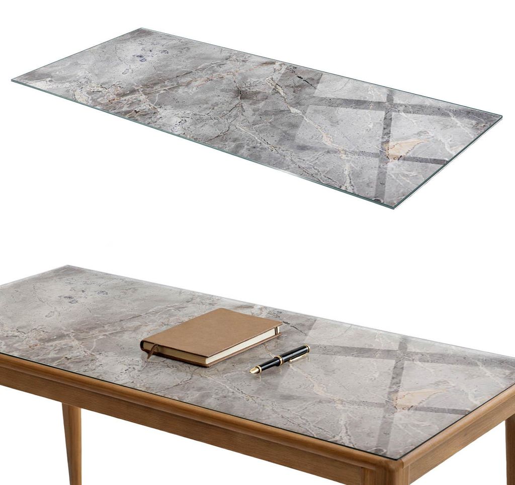Glasplatte Tisch – Esstischplatte Glas – Tischplatte Glas – Glasarbeitsplatte Tisch – Glasplatte Esstisch – Pflegeleicht – Witterungsbe...
