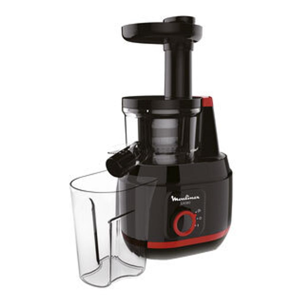 Moulinex ZU1508, Langsamer Entsafter, Schwarz, Rot, Produktbild 