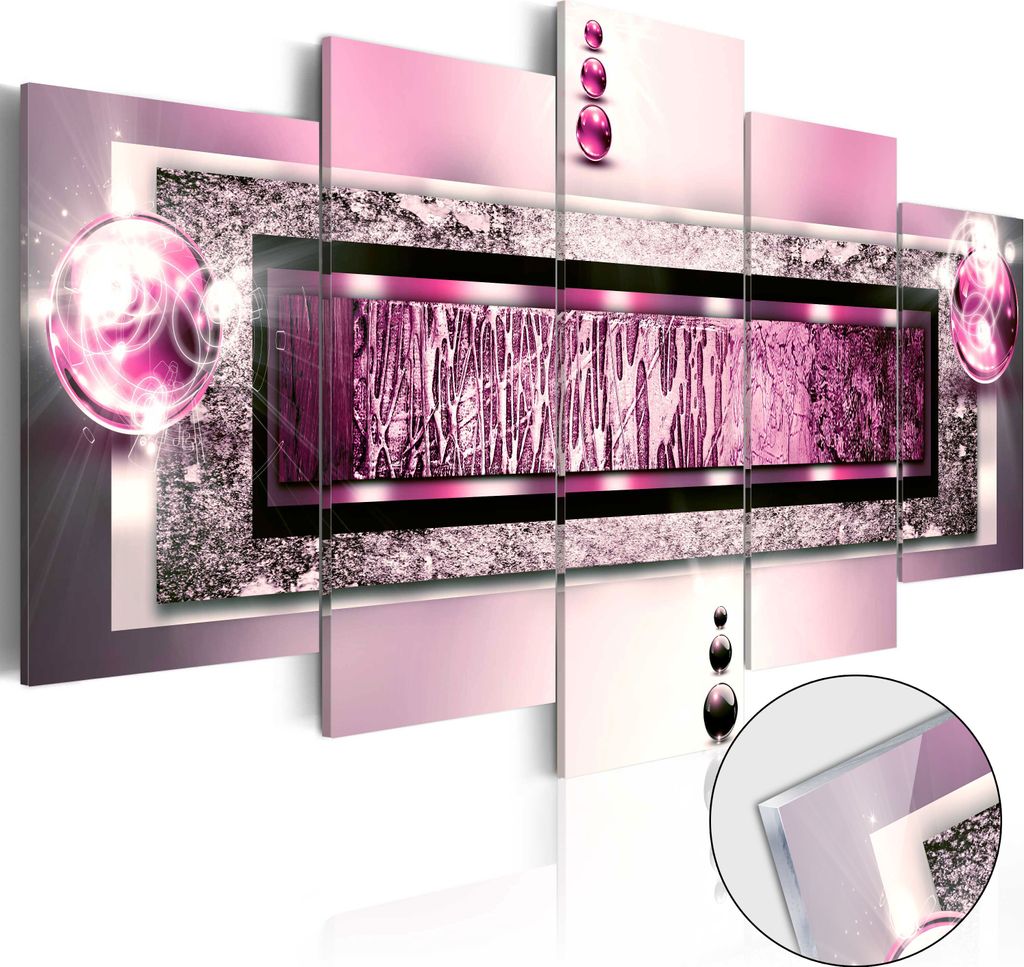 3mm Acrylglasplatte Acrylglasbild - Cyclamen Dream 200x100 cm Abstrakt a-C-0032-k-o