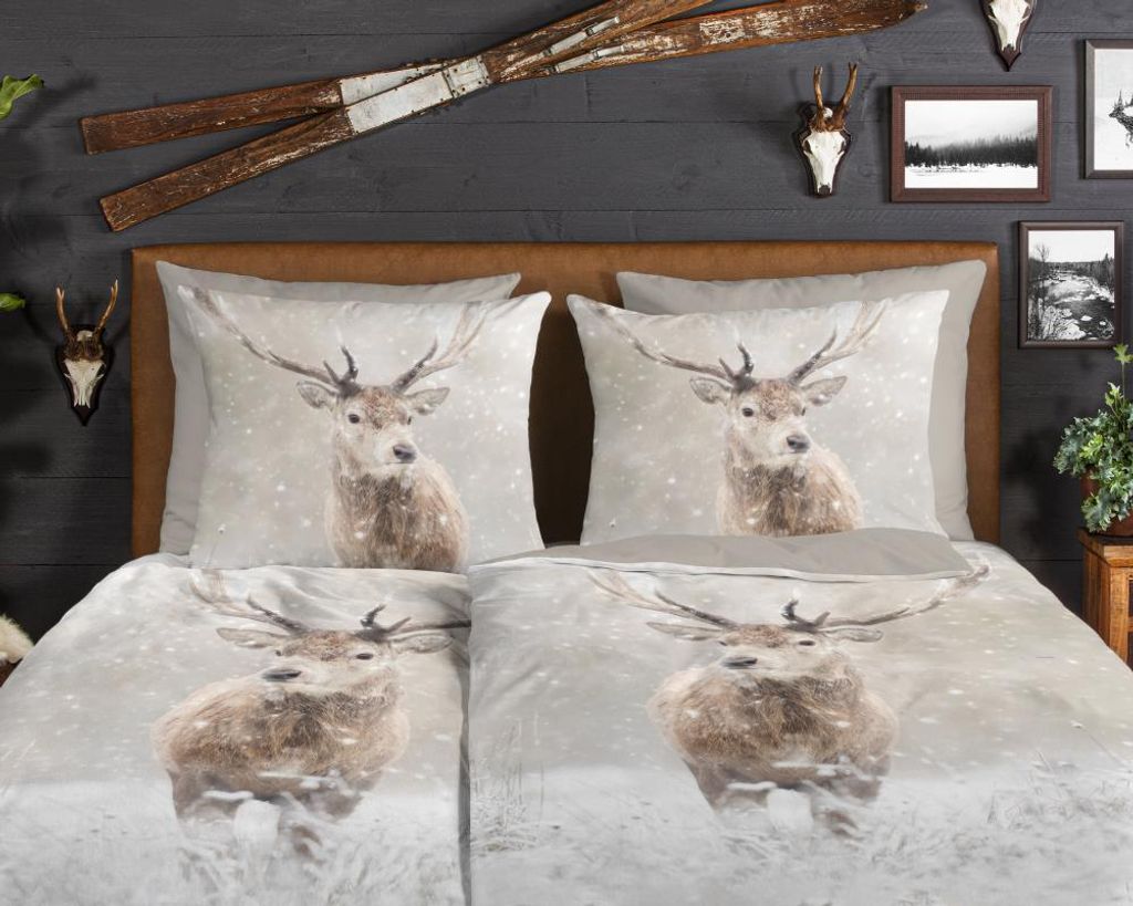 Sada flanelového povlečení Good Morning Snowydeer Barva Obrázek produktu 