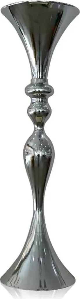 Vase argenté surface galvanisée ultra résistante pour centre de table - 2