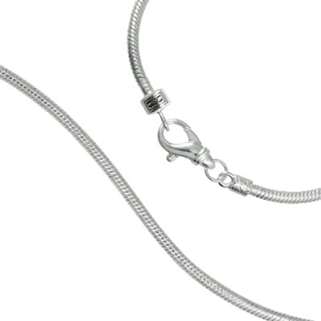 Bracelet Carlo Biagi BRLS15 15cm en argent avec clip carabine de luxe
