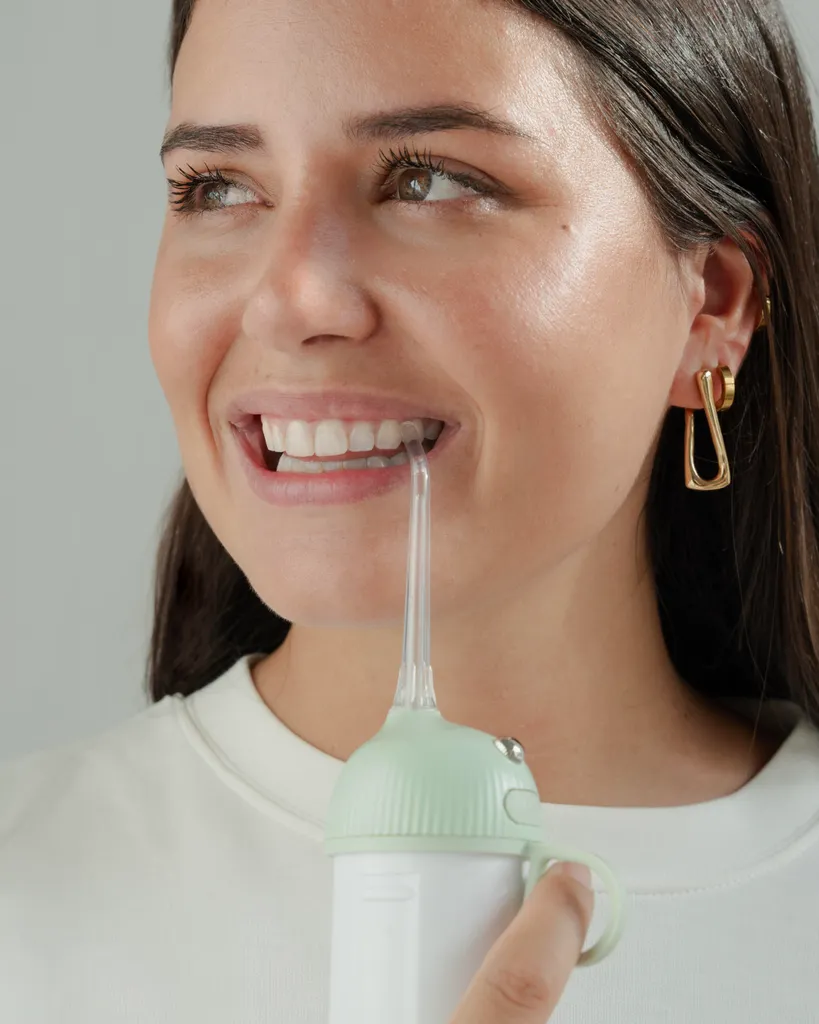 Hydropulseur LUCENT Flare étanche IPX7 avec 3 modes de soin dentaire