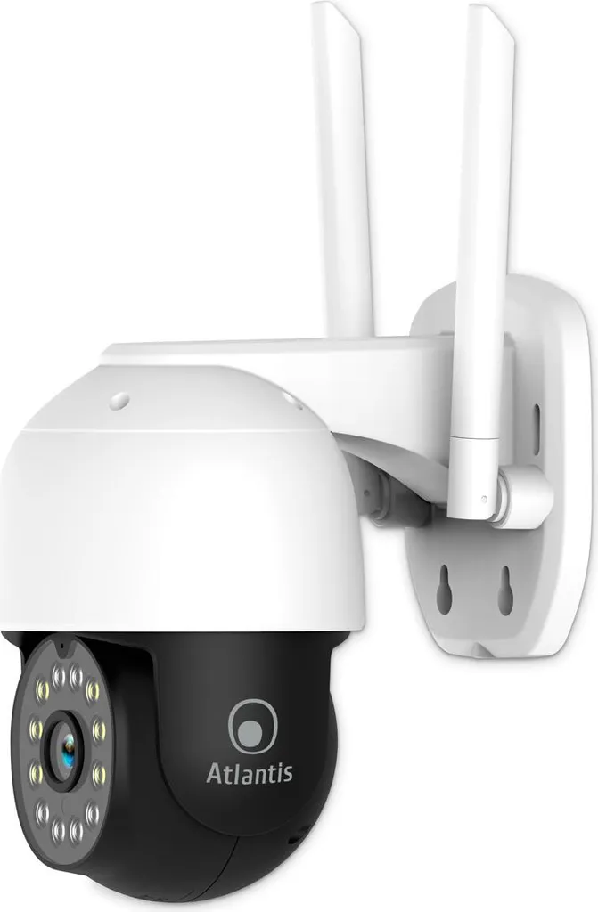 Caméra IP 4MP Atlantis Land Sans Fil : Fini les Images Floues la Nuit !