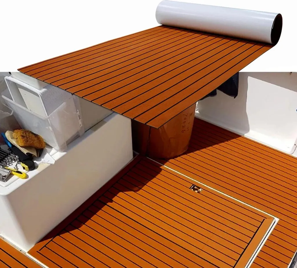 Decking Economico EVA 240x90cm Arancione - Fai-da-te Barca e Camper