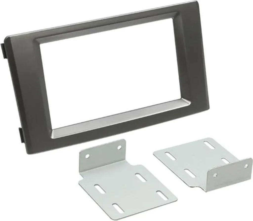 Cadre autoradio double DIN pour Iveco Daily après 2006 gris anthracite