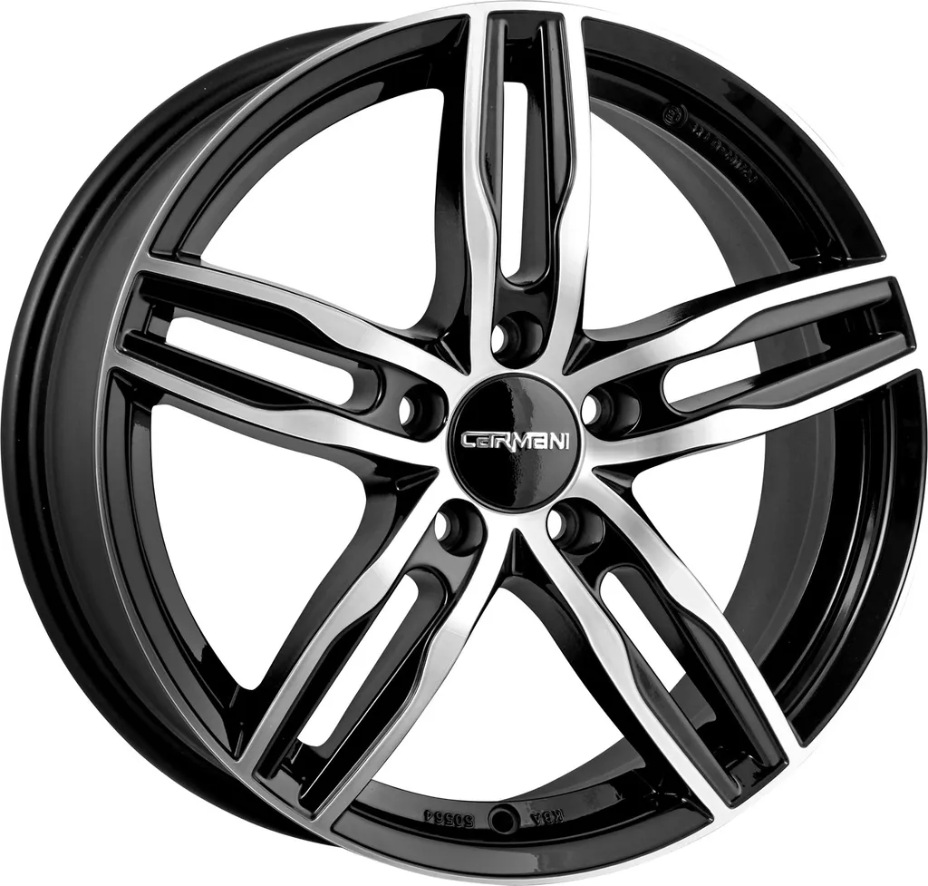 Jante Carmani 14 Paul 6.5x16 ET41 5x115 Black Polish CA146516P41BP