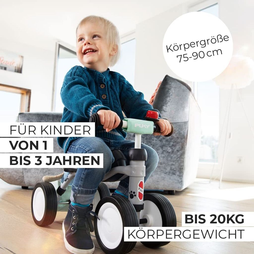 Puky PUKYlino Rutschfahrzeug mit Tasche, Glocke Produktbild 13