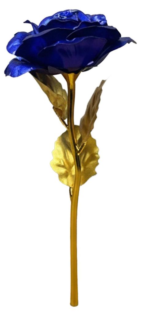 Künstliche Rose aus Goldfolie für Tischdekoration, folienbeschichtete kleine ewige Rose, Geschenk für Hochzeit, Valentinstag, Party C