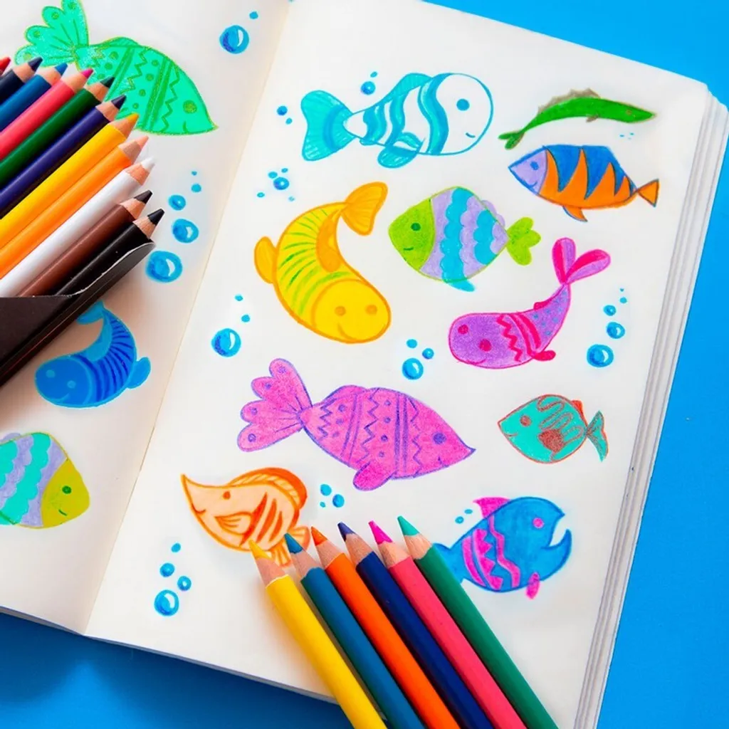 Réussissez vos dégradés avec les 36 craies Prismacolor Junior pastel