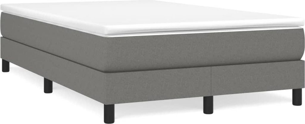vidaXL Boxspringbettgestell Dunkelgrau 120x200 cm Stoff Produktbild 