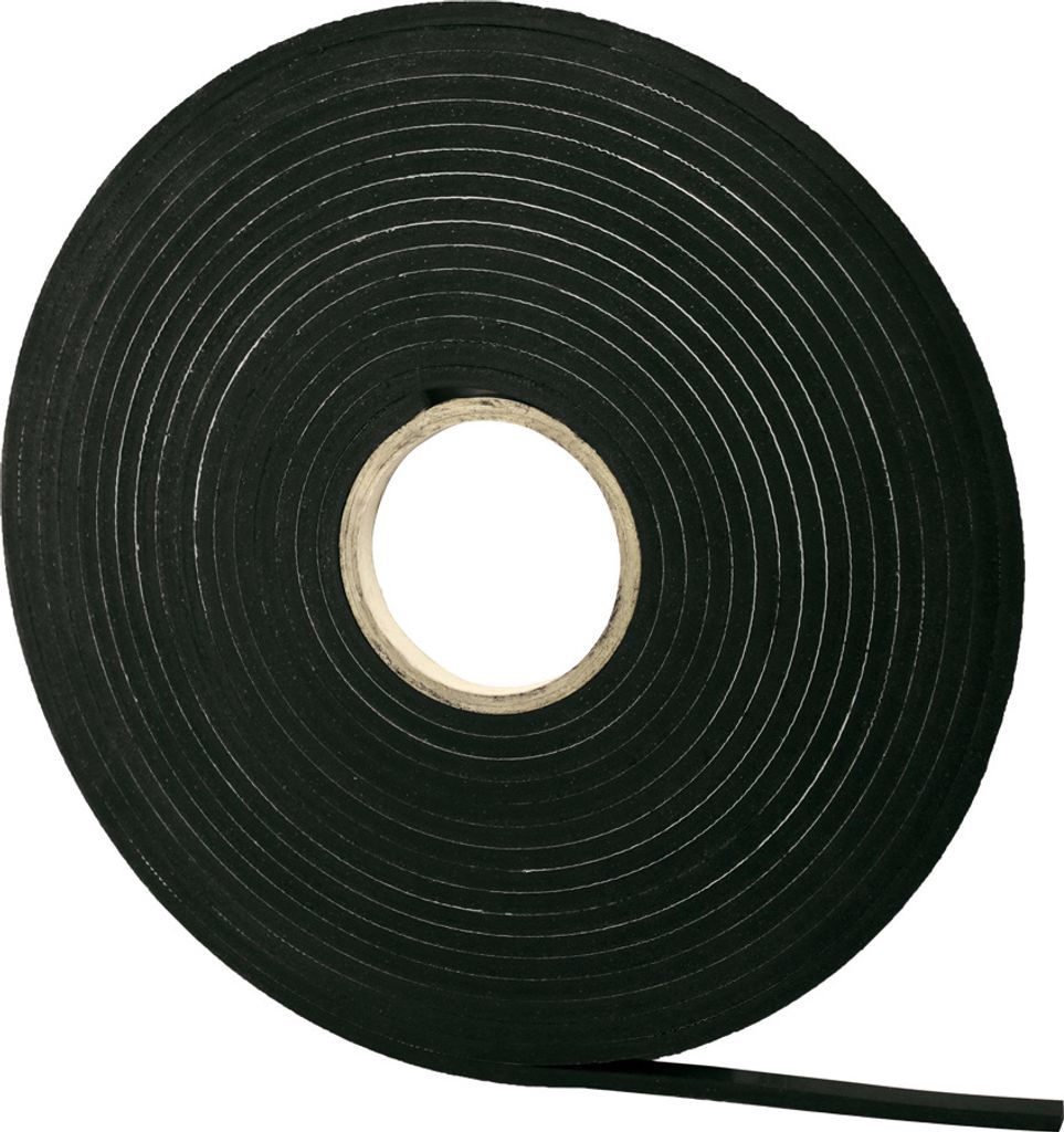 beko TERRASYS Distanz- und Belüftungsband 10 x 6 mm, schwarz, einseitig selbstklebend 1 Rolle à 10 m 505 11 100