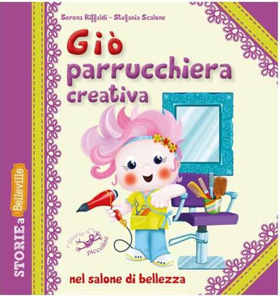 Giò parrucchiera creativa nel salone di bellezza