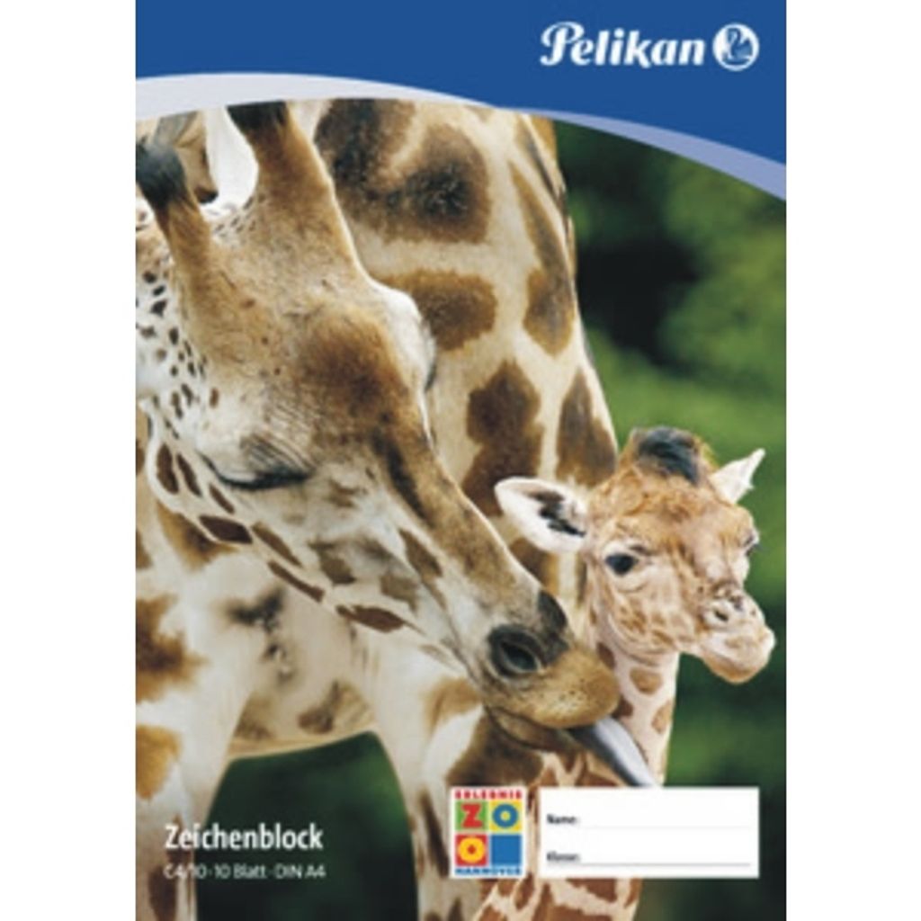 Pelikan Zeichenblock A4 100g/m  10 Bl.  C4/10  chlorfrei Image du produit 