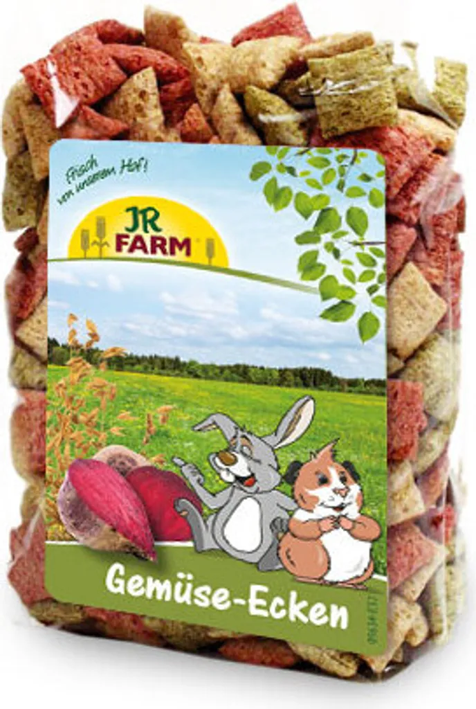 Coins de Légumes JR Farm Snack Sain pour Lapin et Cochon d'Inde 100gx8