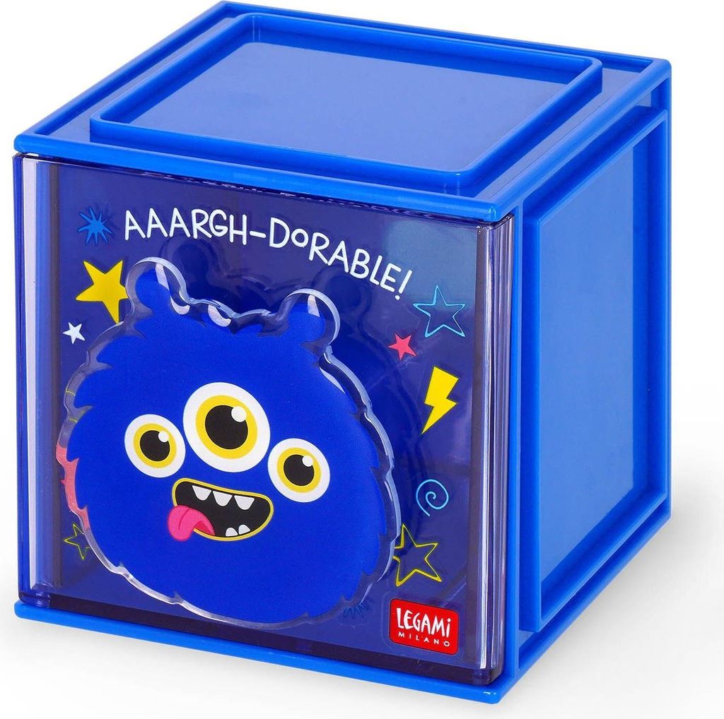 Legami Desk Organizer Cube Box Monster