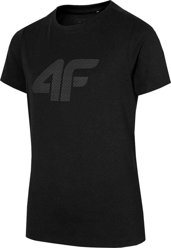 4F HJZ22 JTSM002 DEEP BLACK T-SHIRT für Kinder 134