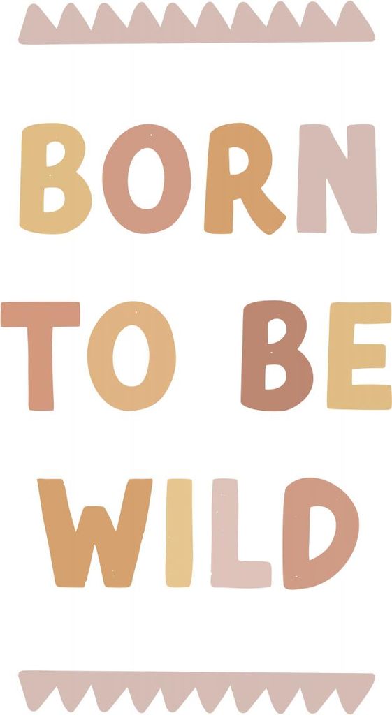 Plakat 70x100cm Muster für Kinder, Mädchen und Jungen - Wild
