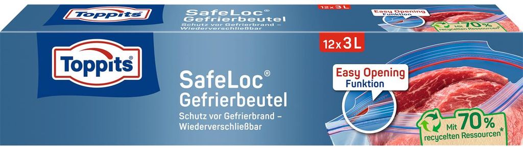 Toppits Safeloc 3l normalne opakowanie Zdjęcie produktu 