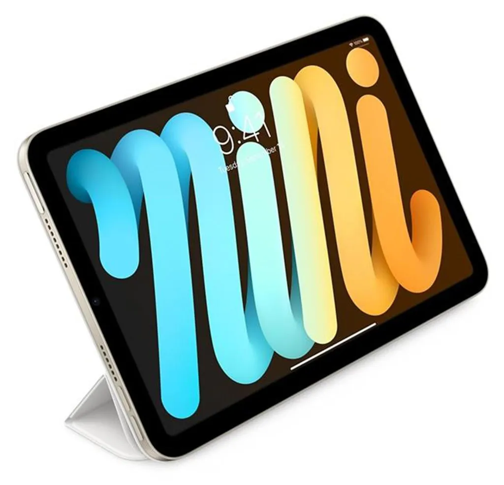 Support et Protection iPad mini 6 Apple Smart Folio Blanc Flexible - 3