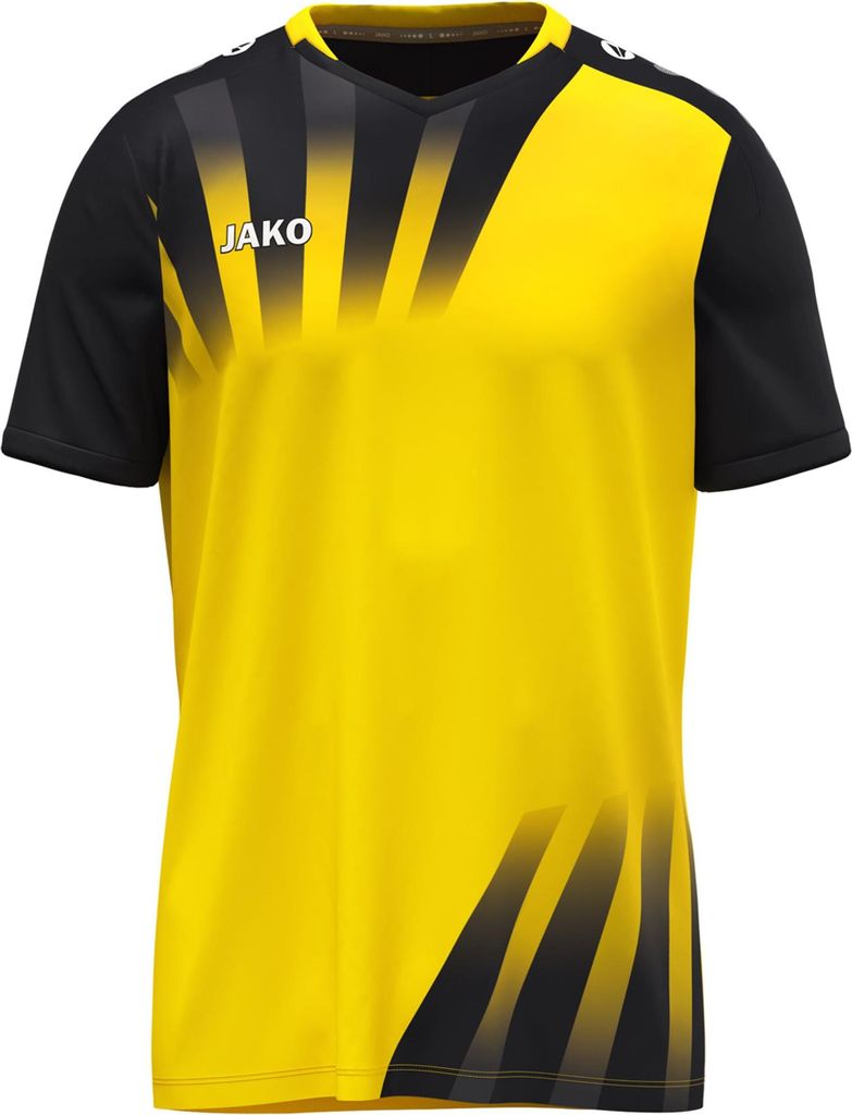 JAKO Kinder Trikot Vintage KA - 4245, Farbe:gelb/schwarz, Größe:140