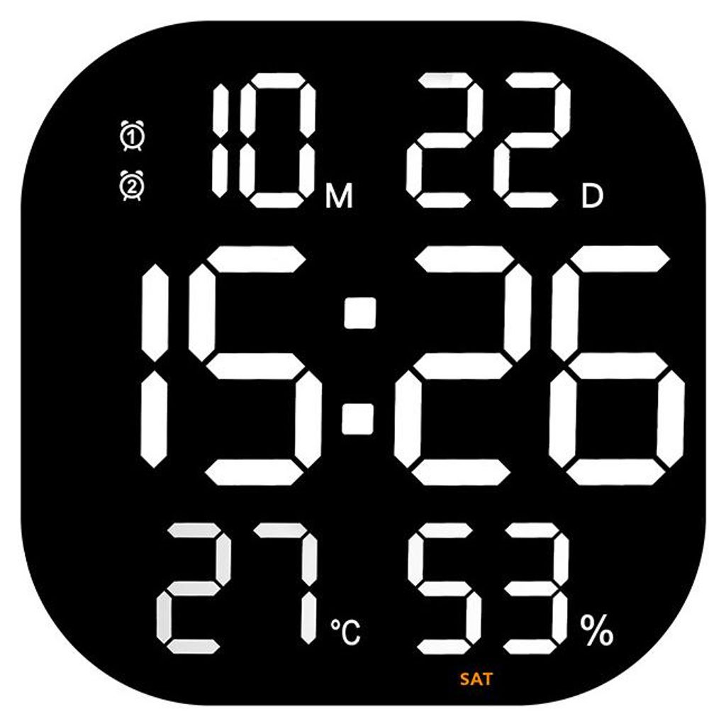 AIORBER LED Wanduhr 13 Zoll mit Countdown-Timer, inkl. Produktbild 