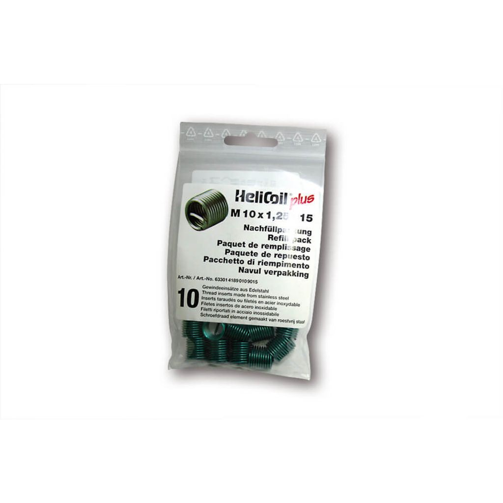 HELICOIL M10X1,25X15 Nachfüllbeutel 10 Stk.