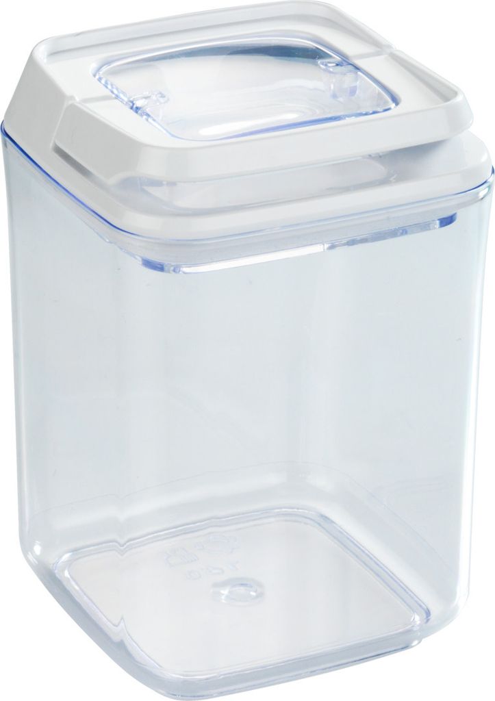 WENKO Vorrats Behälter mit Deckel Aufbewahrungs Dose 0,9 L Schrank Regal Kühl