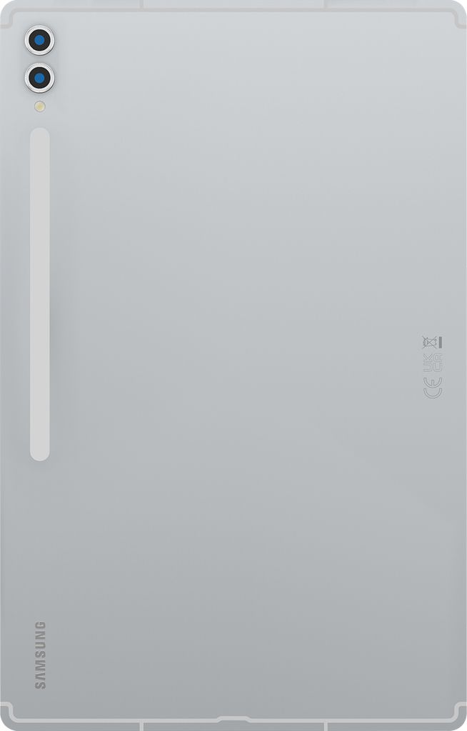 Samsung, Akkudeckel für Samsung Galaxy Tab S10 Ultra Original Service Pack, Silber