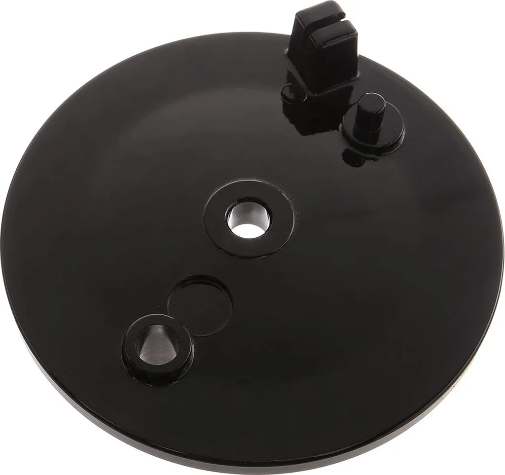 Bouclier de frein arrière noir Simson SR50 SR80 sans trou avec fente