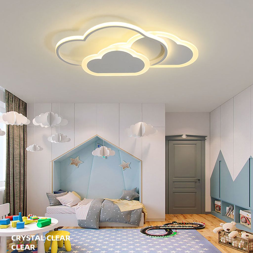 30W LED Kaltweiß Deckenleuchte Deckenlampe Schlafzimmer Wohnzimmer Designleuchte 