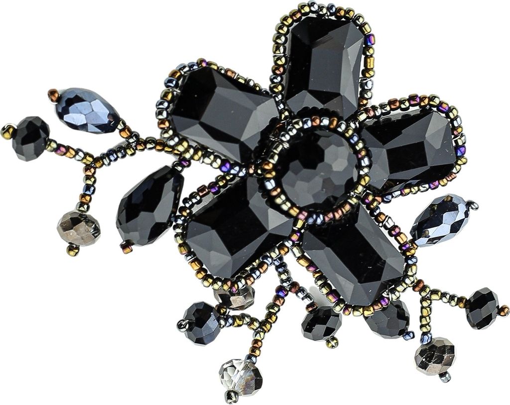 Brosche Blumenranke in Blumenform von collezione alessandro