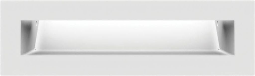 Lüftungsgitter LUFT 6x20 weiß Slim Produktbild 