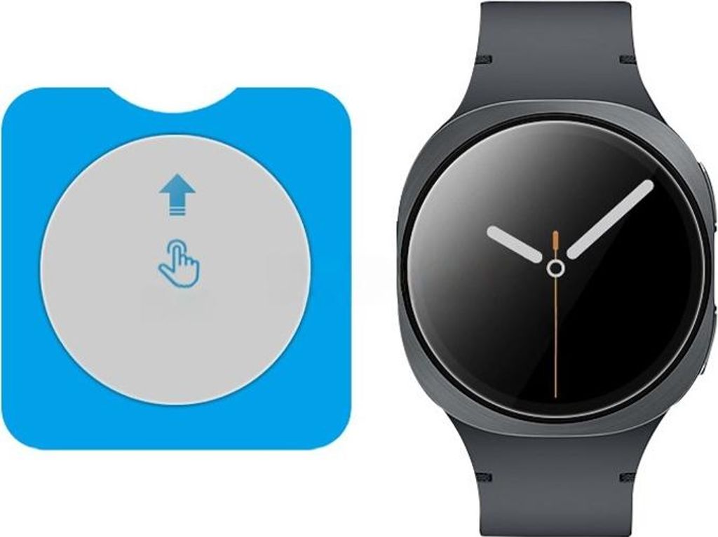 INF Blickschutzfolie für Samsung Watch 7 Ultra - Aluminium, Einfache Montage, 2er-Pack