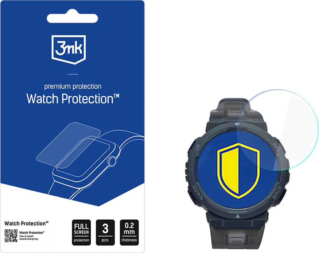 3mk FlexibleGlass per Amazfit Active Edge - Protezione Schermo Anti-Urti